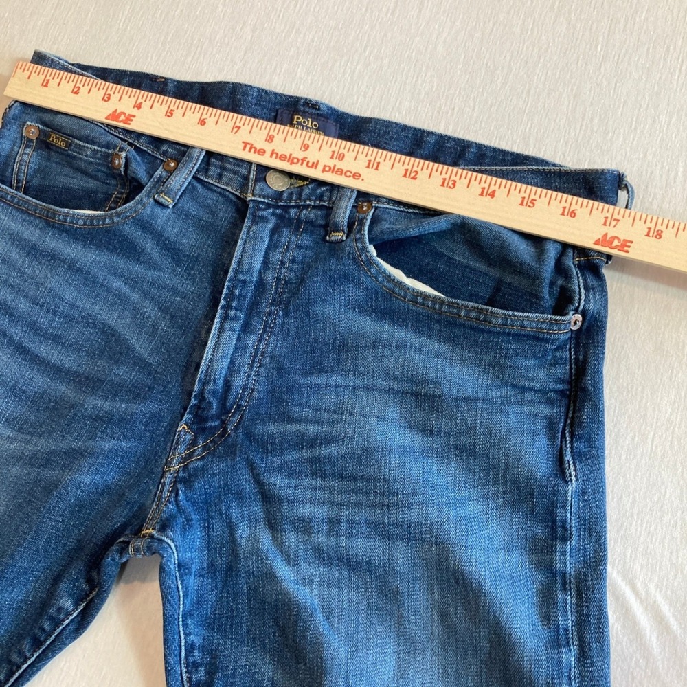 Polo Ralph Lauren Men 33x30 (Fit 33x27) Sullivan Slim Jeans Classic - Picture 5 of 14